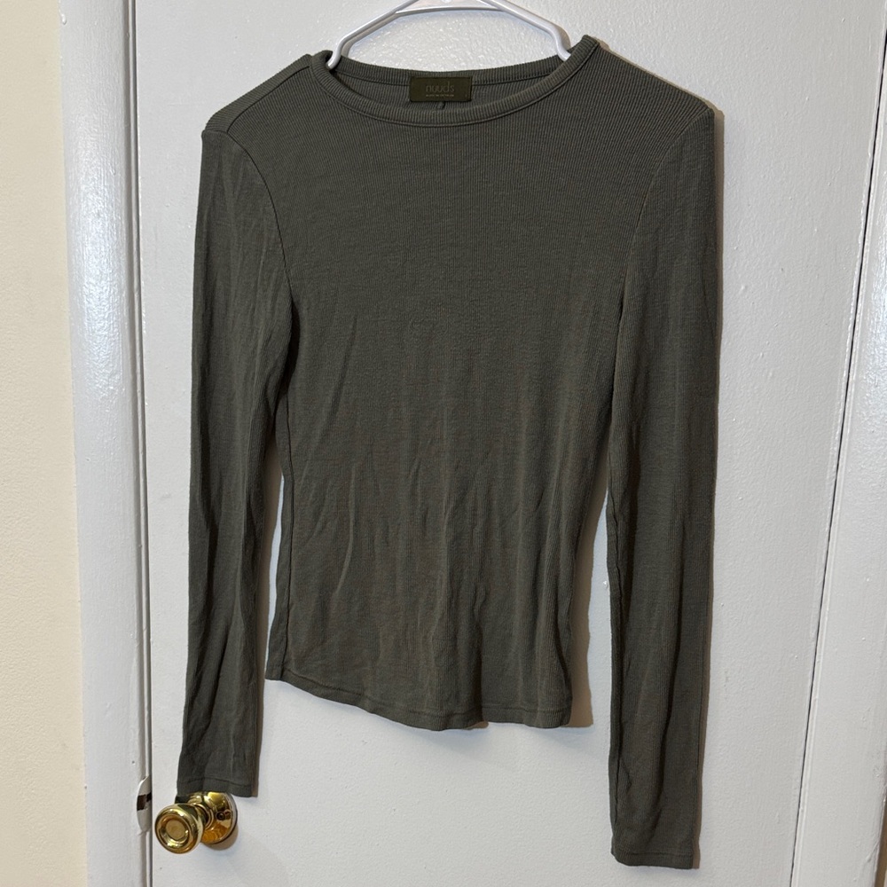 nuuds slinky rib long sleeve - Picture 3 of 4